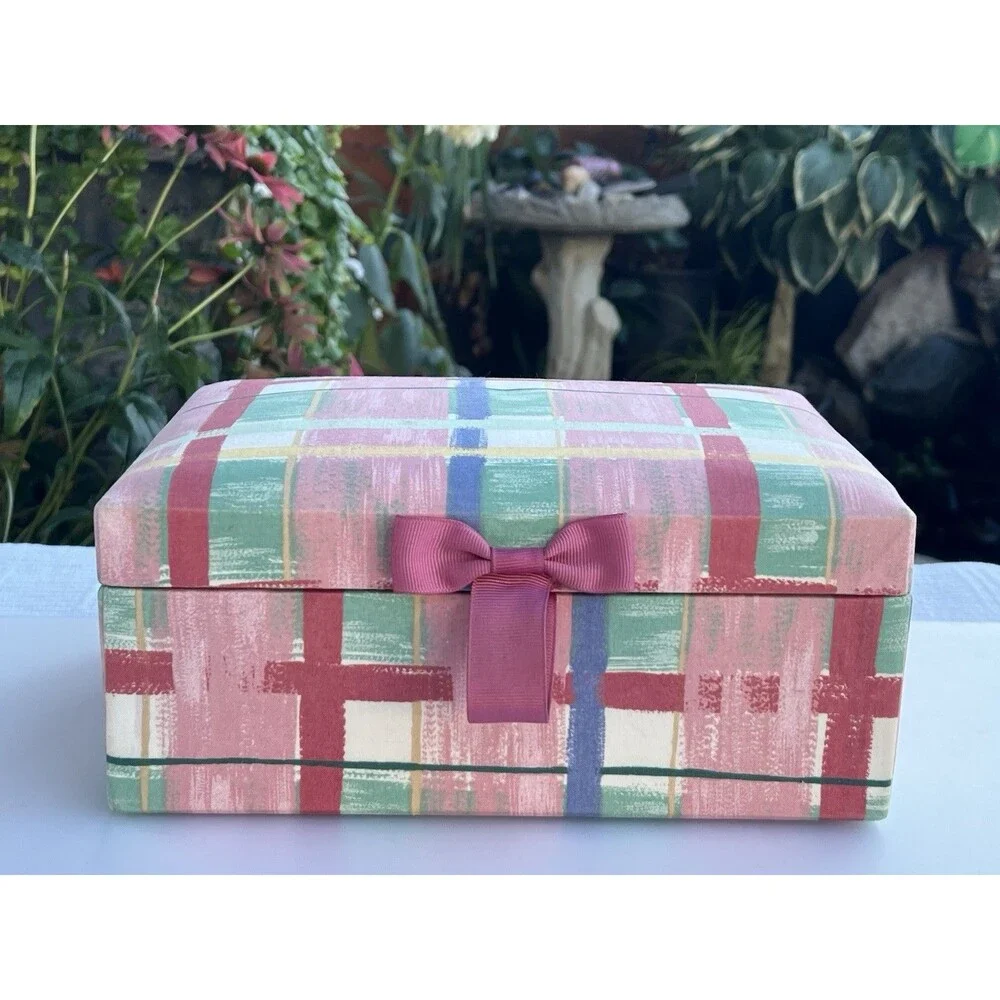 Vintage Rosenthal Designs Jewelry Box Organizer Cottagecore Grandmacore 1980s